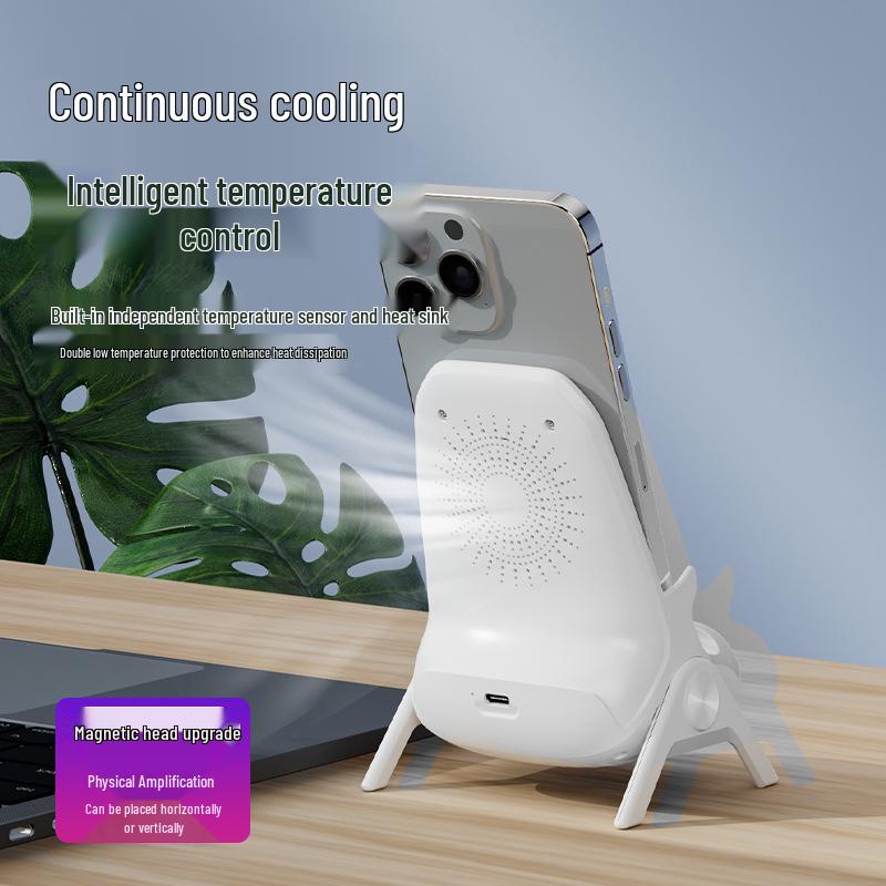 Lazy Sofa Wireless Charging Speaker Stand: Magnetic Phone Holder for Binge-Watching
