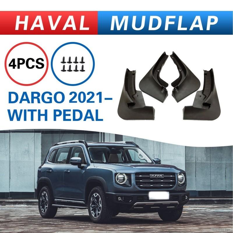 For Haval Dargo with Pedal Dargo With Pedal  Car Mudguard, Splash Proof Mudguard, Front and Rear Wheel Fender