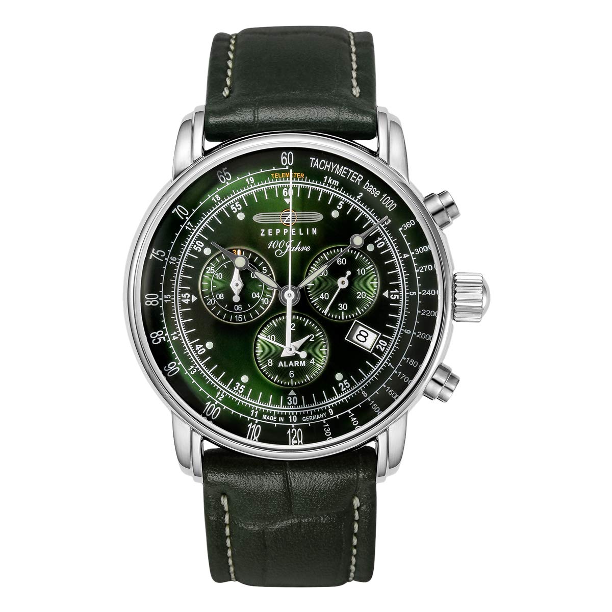

Watch 100years 2476437 Japan Limited Model Green [Zeppelin] Men s ZEP-86804