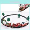 Colorful Electric Toy Train Set With Lights Music And Holiday Cheer For Kids