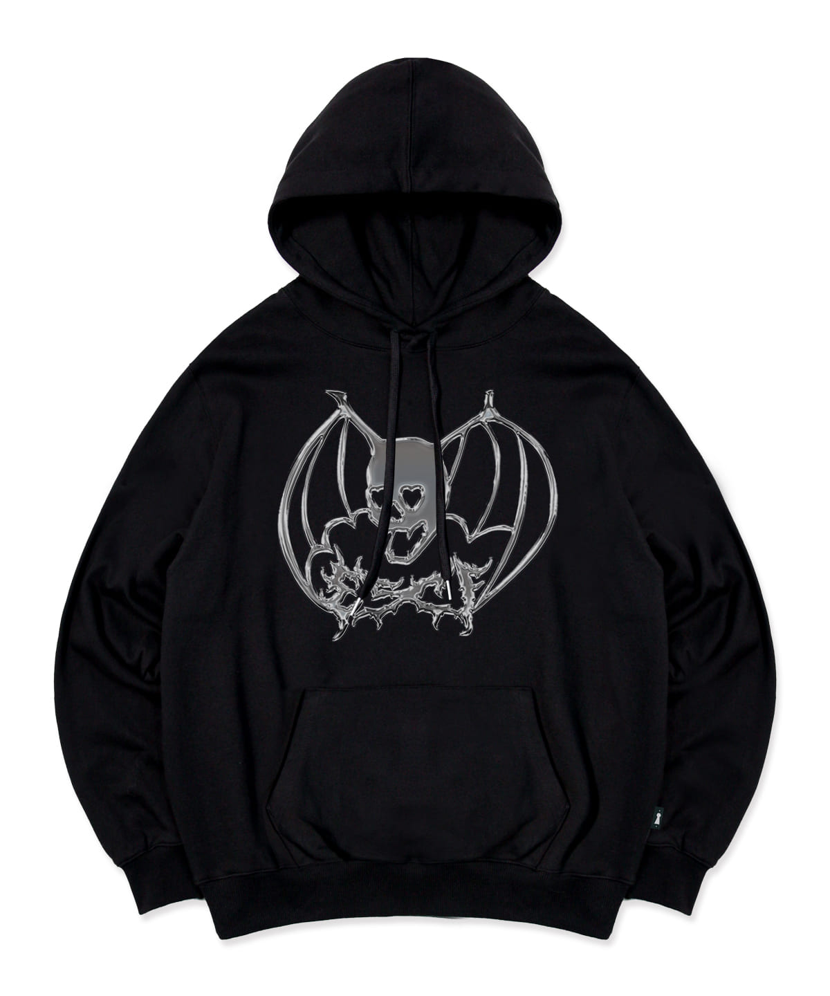 Escape From Escf Skeleton Print Hoodie Black L