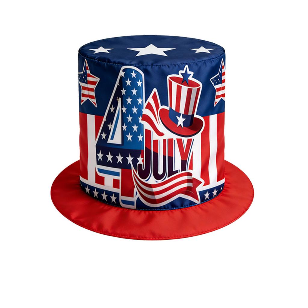 American Independence Day Hat – Festive Decoration Prop / Top Hat