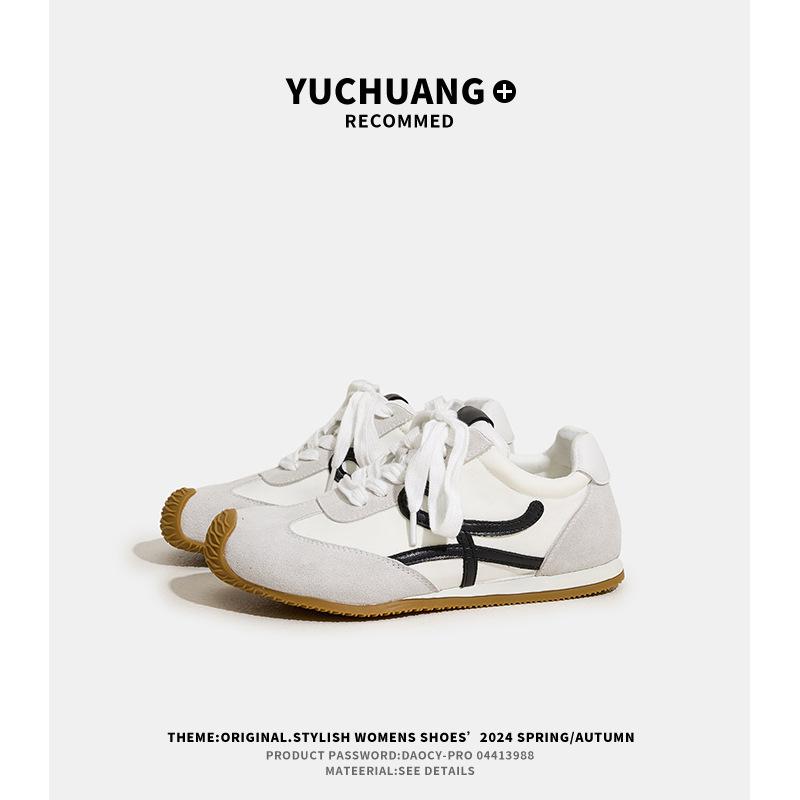 Crooked Head Retro Leather Women's Shoes Summer New Outdoor Versatile Casual Soft-soled Sports Shoes Women