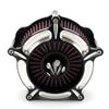 Motorcycle Air Filter Contrast Cut Turbine Air Cleaner Intake Filter For Harley Sportster XL883 1200 1991-2022 Filtre a Air Moto