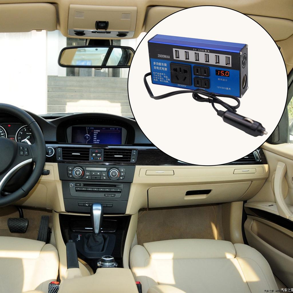 1pcs Car Inverter Car Inverter Car Converter Power Inverter DC12V/24V To DC110V/220V Car Spare Parts High Quality