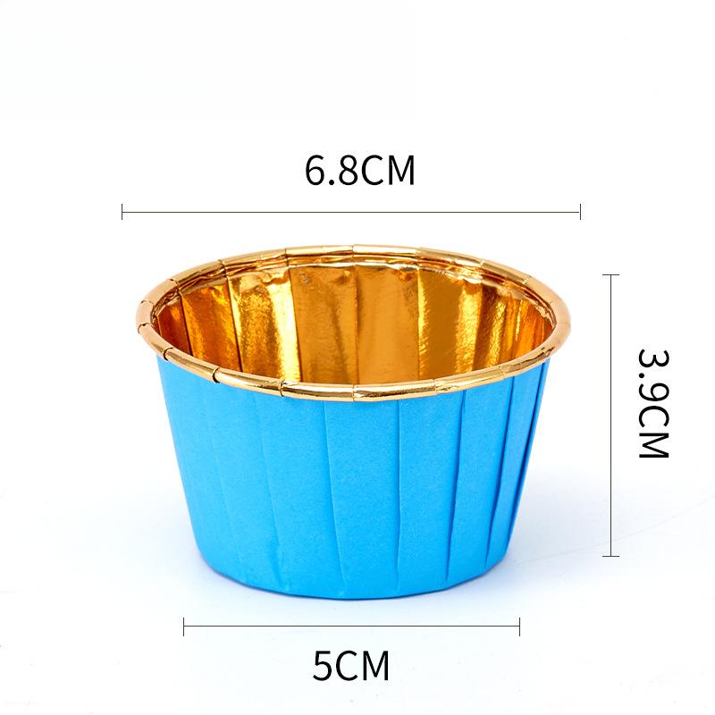 Golden Muffin Cupcake 50pcs Mini Oilproof Liner Cake Paper Cups DIY Cake Tools Party Supplies Pastry Baking Supplies VIE LENTE