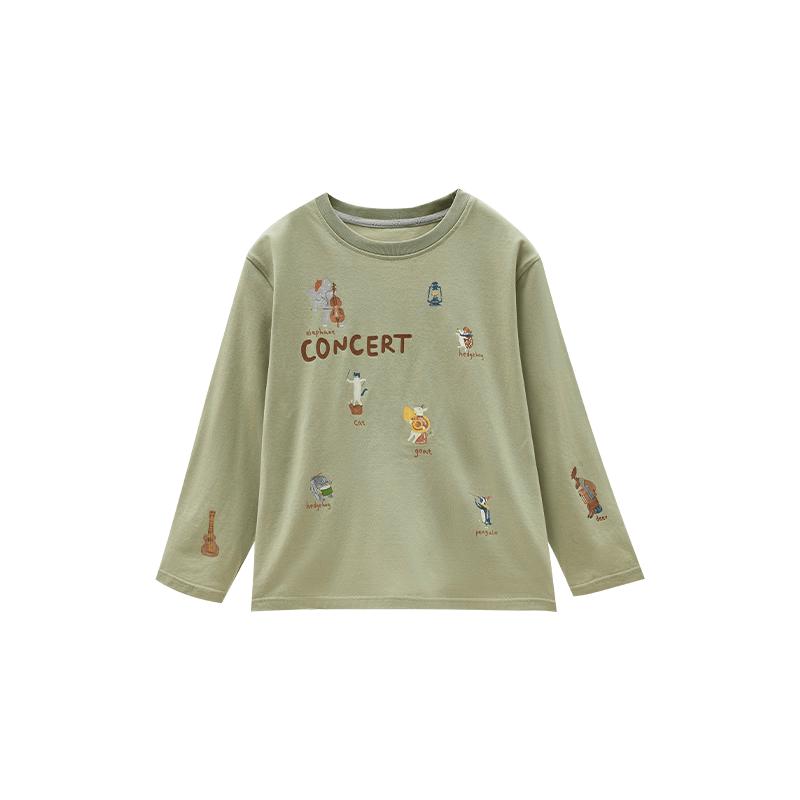 Q21 Jiujiumian Concert Series Kids Printed Long-Sleeve T-Shirt 130