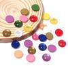 50Pcs/Lot 10 12mm Resin Beads Imitation Cat Eye Colorful Half Round Cabochon For Jewelry Making Diy Earrings Ring Jewelry Cameo
