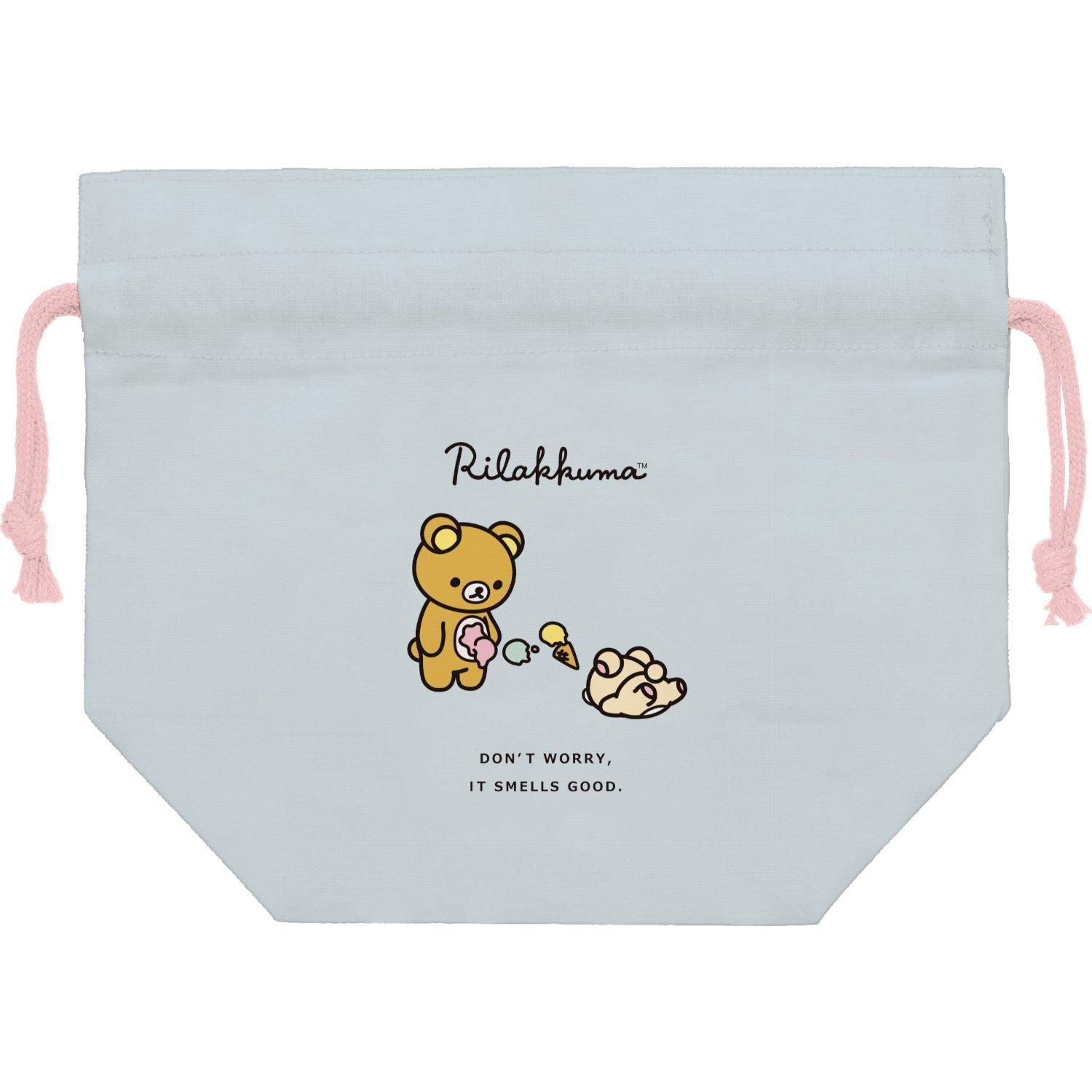 

Сумка-мешок на шнурке для ланча Rilakkuma Lunch Market CA08301 San-X