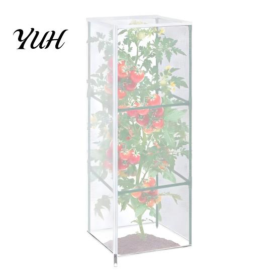 Insektenbarriere für Auberginen Garten Tomatenpflanze Abdecknetz Quadratischer Käfig, Vogelkontrolle Kleine Bauernhöfe Reißverschluss, Barriere, Netzabdeckungen Gartenarbeit