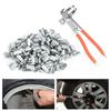 100pcs 15g 0.53oz PStyle Aluminium Alloy Clip On Balancing Wheel Weight Balancetire Repair with