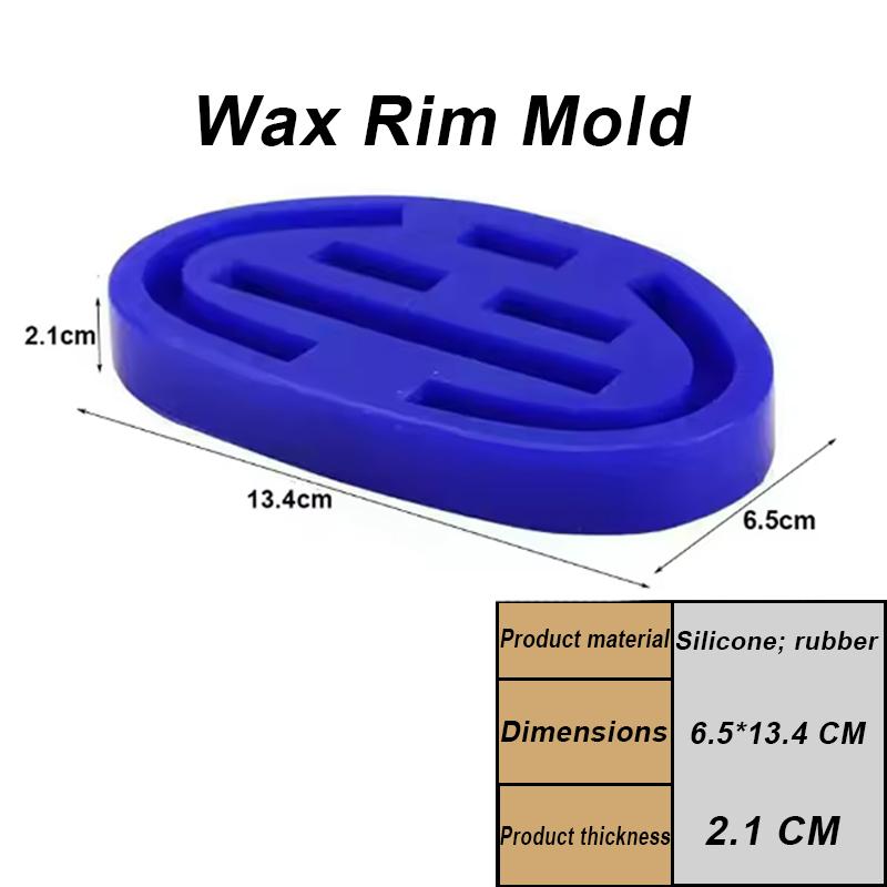 1Pcs Dental Full Denture Mold Wax Dam Strip Tray Mold Smooth and Burr-Free Silicone Soft Material Oral Care Consumables