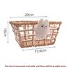 Style Handmade Paper Rope Woven Storage Basket For Jewelry And Snacks Organizer