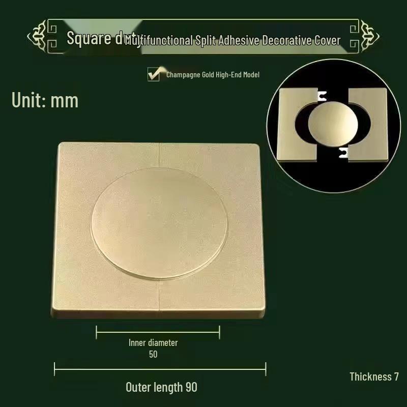 Self-Adhesive Decorative Wall Hole Cover for Faucets and Air Conditioners