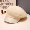 Retro Octagonal Beret: Korean Style Versatile Warm Painter Hat for Women, Autumn & Winter