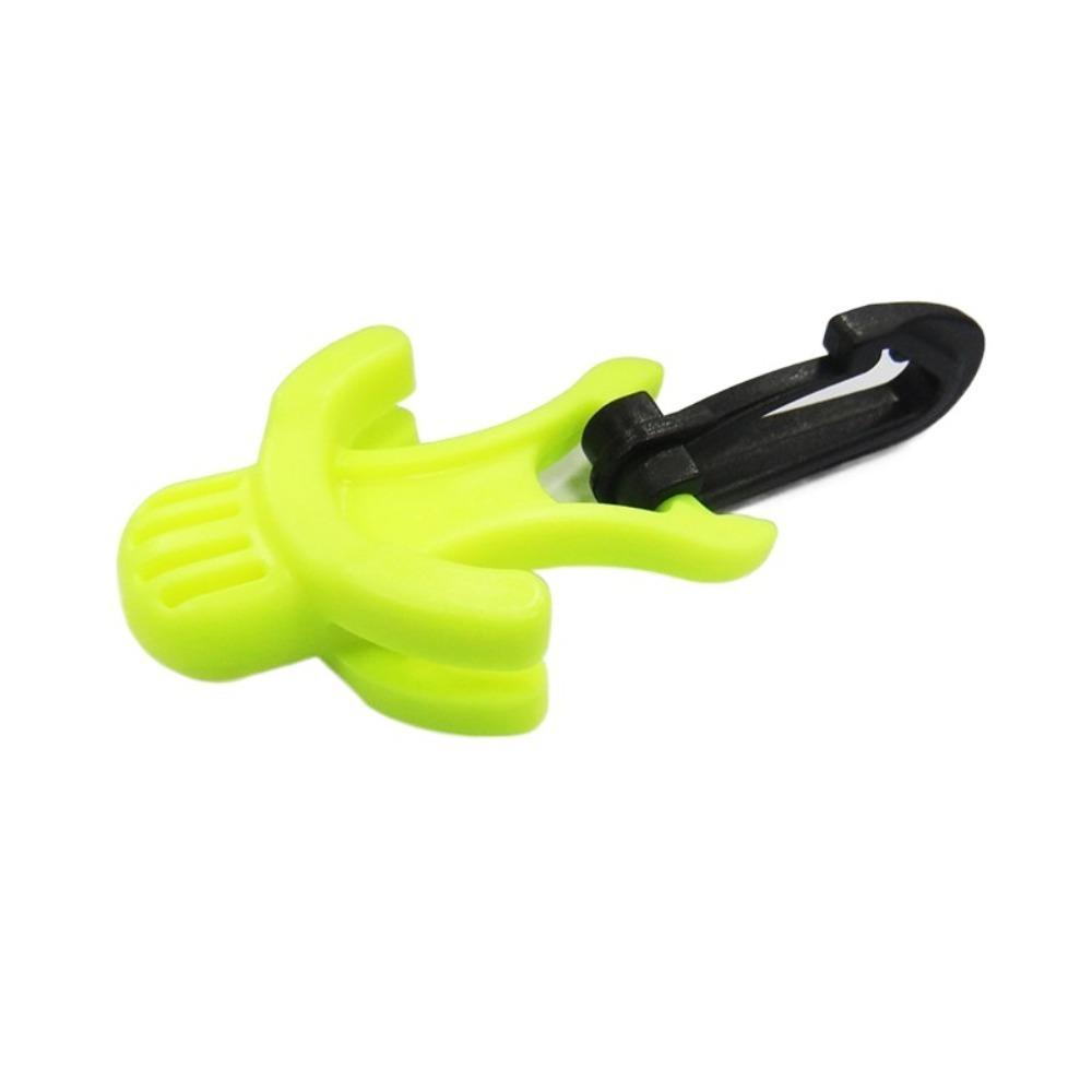 

2-я ступень Октопус Фиксатор Клипса Крючок Регулятор Дайвинг Загубник Флуоресцентный Держатель для загубника жёлтый
