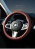 Ideal Steering Wheel Cover: Genuine Leather, Anti-slip, Sweat-absorbent, Ultra-thin Grip for L6 L8 L7 L9 I6 I8 MEGA