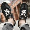 Fashion 2024 Lace-Up for Men Skate Shoes Genuine Leather Business Men Casual Shoes Outdoor Mens Sneakers Male Comfortable Walking Shoe