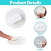 Set of 8 Smooth Bath Curtain Clamps Rusts Resistant Drapery Clips Easy Operations Prevents Tearing Bathroom Essential