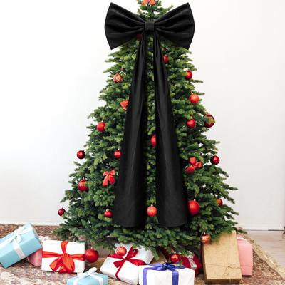 Extra Grote Fluwelen Kerststrikken 6 inch Decoratie Grote Strikken Reusachtige Kerststrik voor Bruiloft Kerst Herfst Verjaardag Feest
