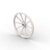 MOC 10PCS 56mm Medium Carriage Wheels 33212 Building Blocks Vehicle Car Part Bricks Assemble Particle Toy Children Birthday Gift