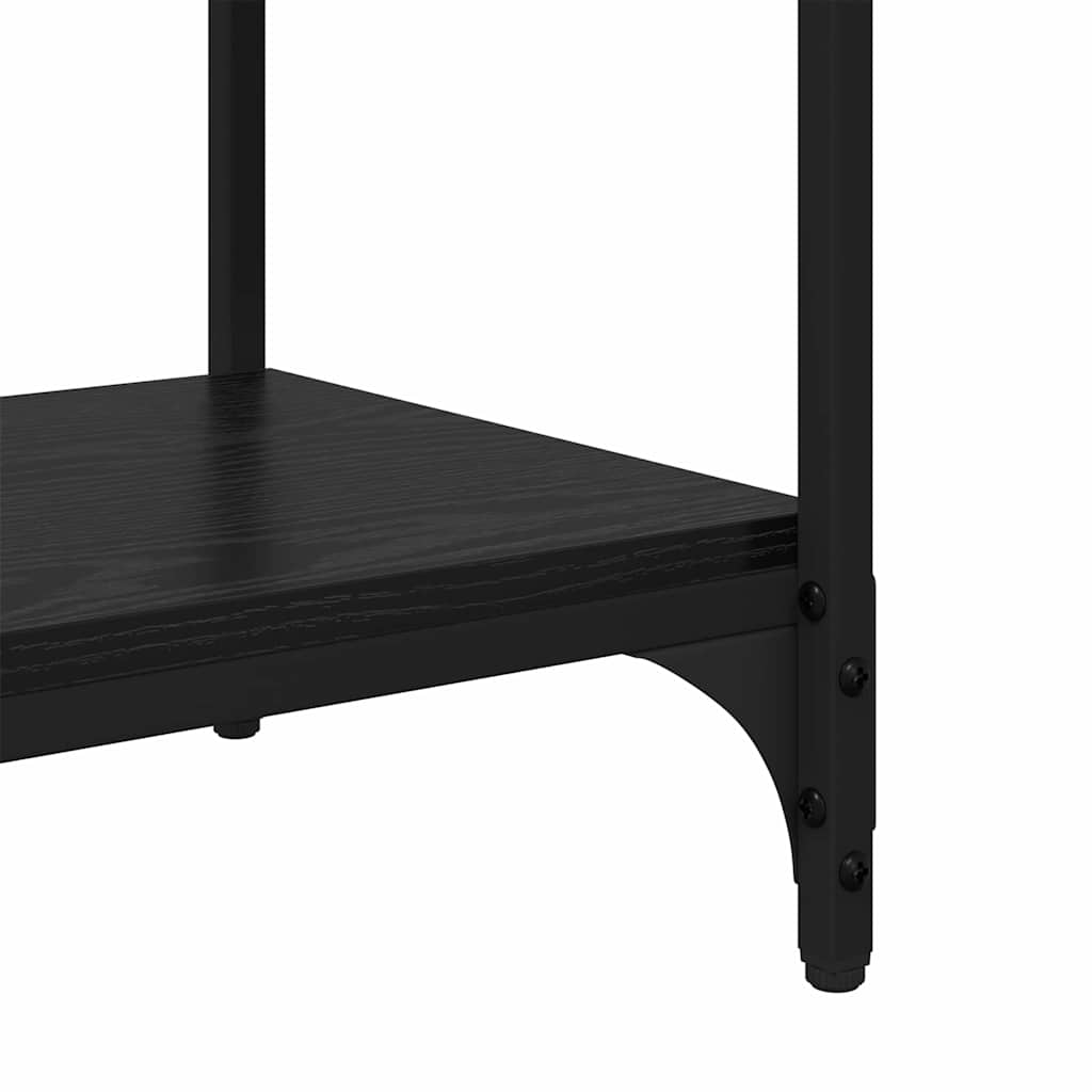TV Stand Black Oak Effect 100 X 33 X 41 Cm