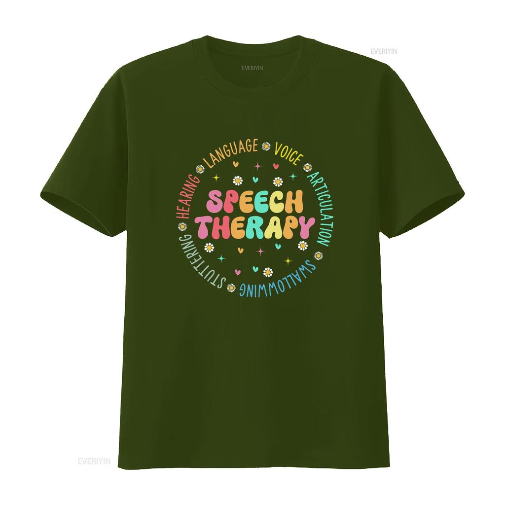 Speech Language PathologisT T Shirt SLP Pathology Sweater Teacher Graduation vintage Washed designer clothes streetwear Casual