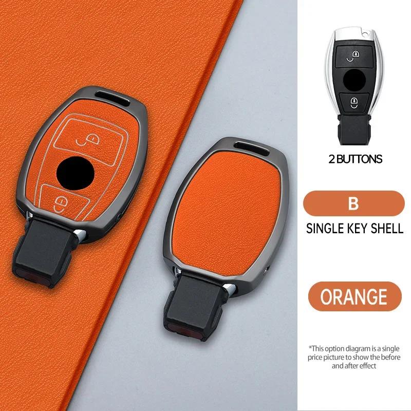 

Корпус дистанционного ключа из цинкового сплава для автомобиля, полный чехол, брелок для Mercedes Benz ABCRG Class GLK GLA W204 W251 W463 W176 AMG, брелок