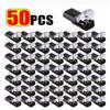 20/30/50 Pcs Waterproof Plug Wire Connector 2 Pin Way Cable Plug Car Electric Wire Snap Connectors Strip Terminal Connection