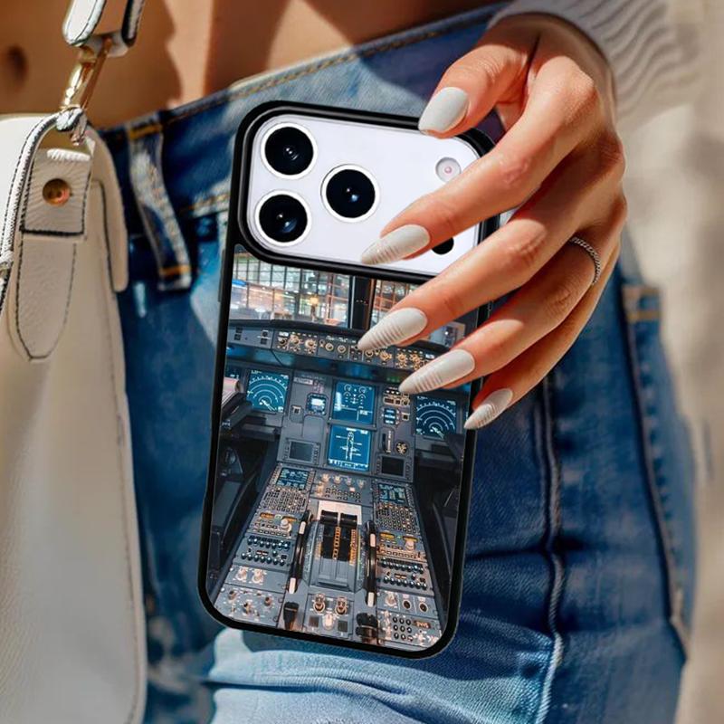 airplane Travel Flying Phone Case For iPhone 17 Air 14 15 13 12 Max Cover For Apple 14 15 16 16e 11 Pro Max Plus Coque