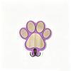 Functional Wooden Paw Print Hook Organizer for Hats Towels Suited for Any Room