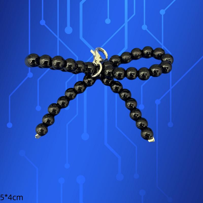 

Bow Tassel Pearl Earrings - Elegant Shoelace Design for Women