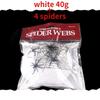 Halloween Decoration Room Haunted House Horror Spider Web Silk 20/40/100 Grams Spider Cotton 2/4/10 Spider
