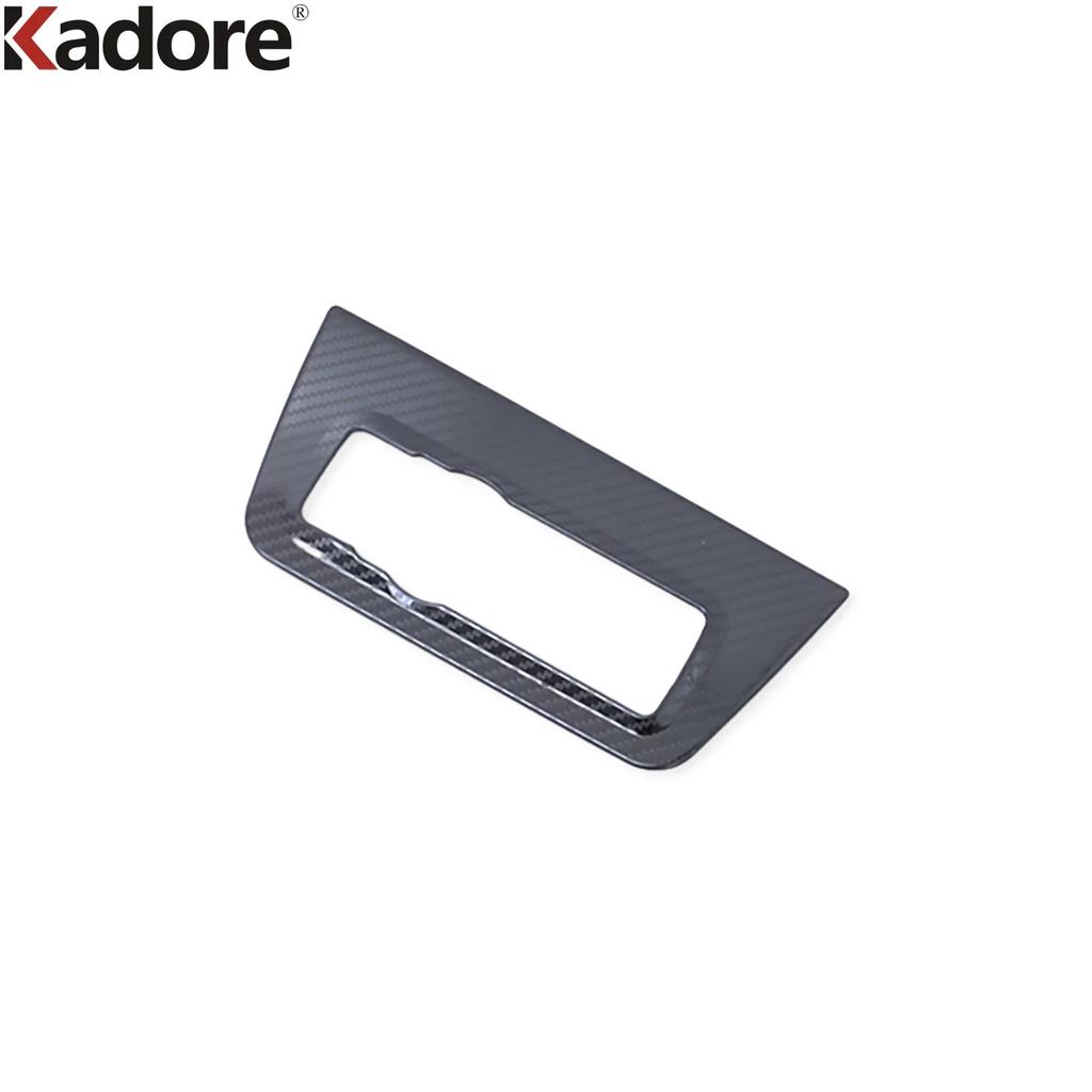 For Ford Kuga Escape -  2024 Carbon Fiber Car Head Light Lamp Switch Button Panel Cover Trim Interior Accessories