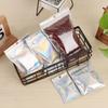 20 Pcs Zip Bags Aluminum Foil Hologram Food Mylar Pouch Small Water Proof Zipper Reclosable Pouches Plastic Self Seal Bag