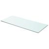 Day and Night - Day and Night Clear Glass Shelf Panel 70x30 Cm