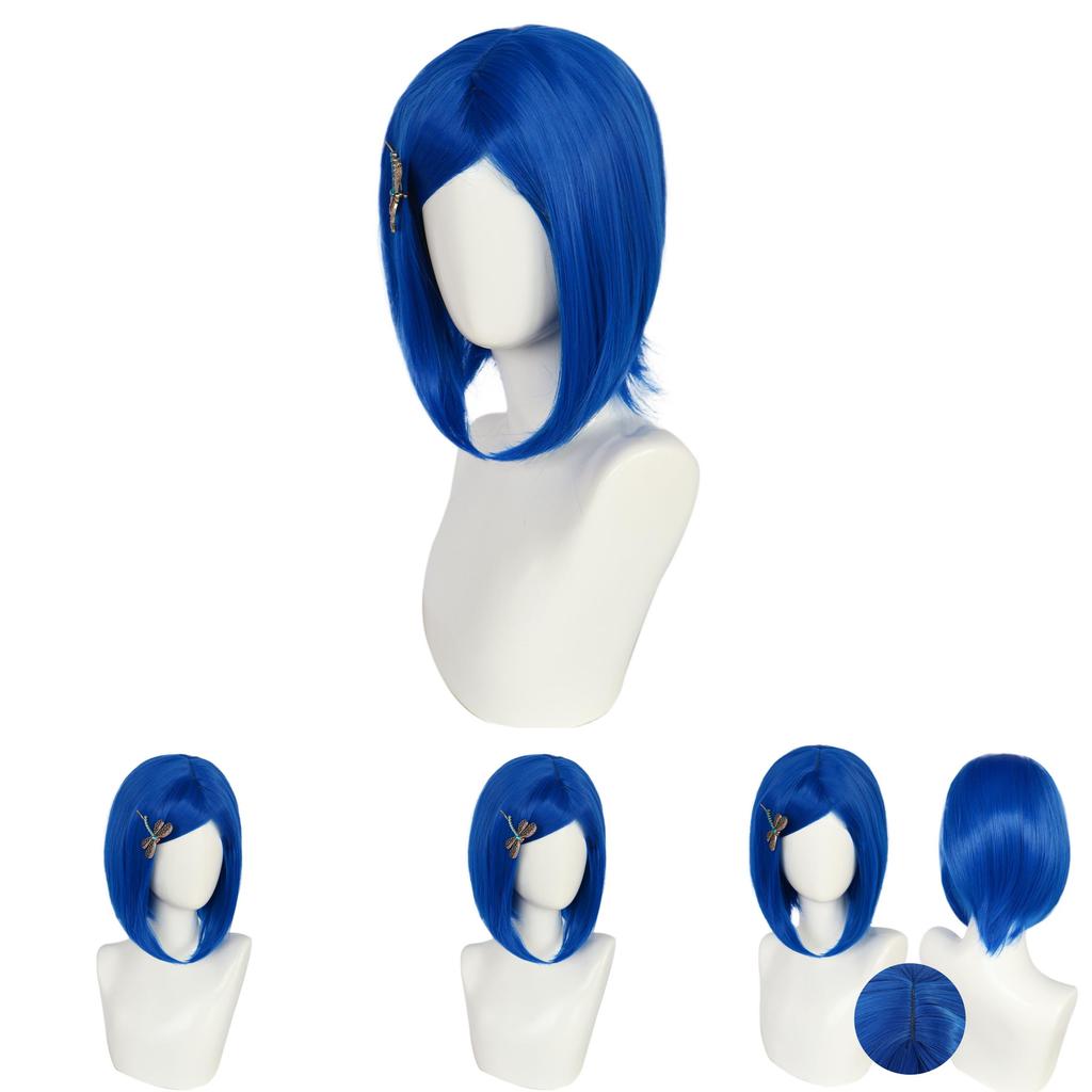 Coraline Den Hemmelige Dør Cosplay Paryk Med Højtemperatur Silke Til Rollespil Og Kostumefester