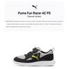 Puma Klettverschluss Strapazierfähige Low-Top Kinder Laufschuhe Kinder Laufschuhe Schwarz Grau 192971-07
