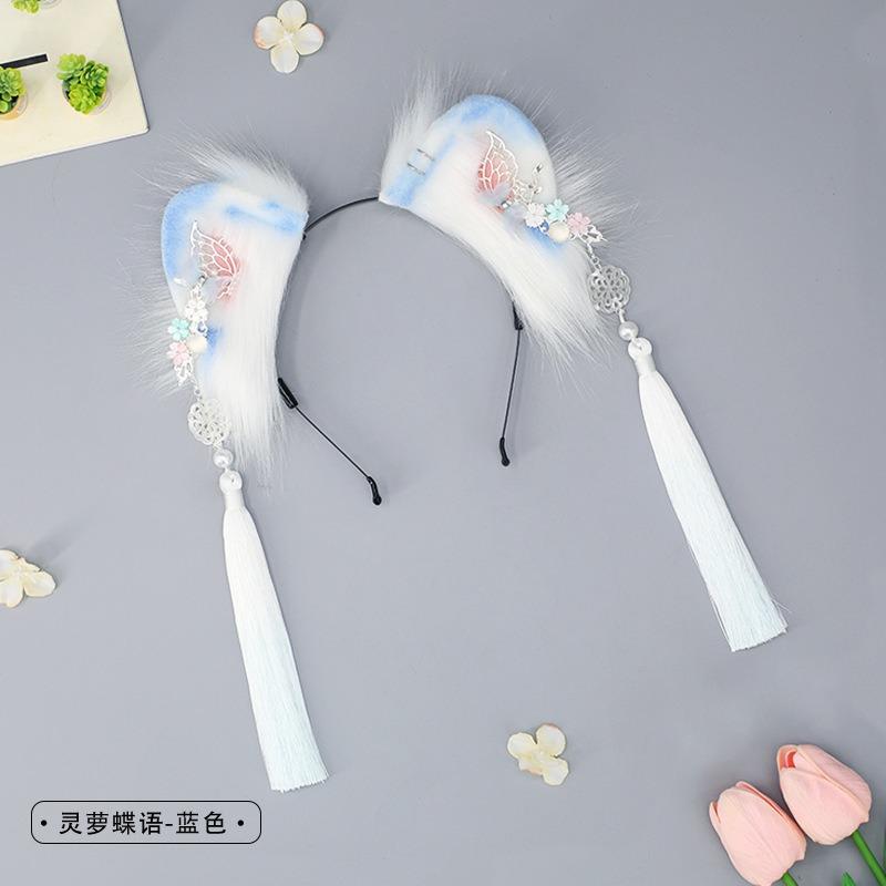Kitten hair accessories cat ears headgear lolita girl cat ear headband comics cos simulation animal ear headband