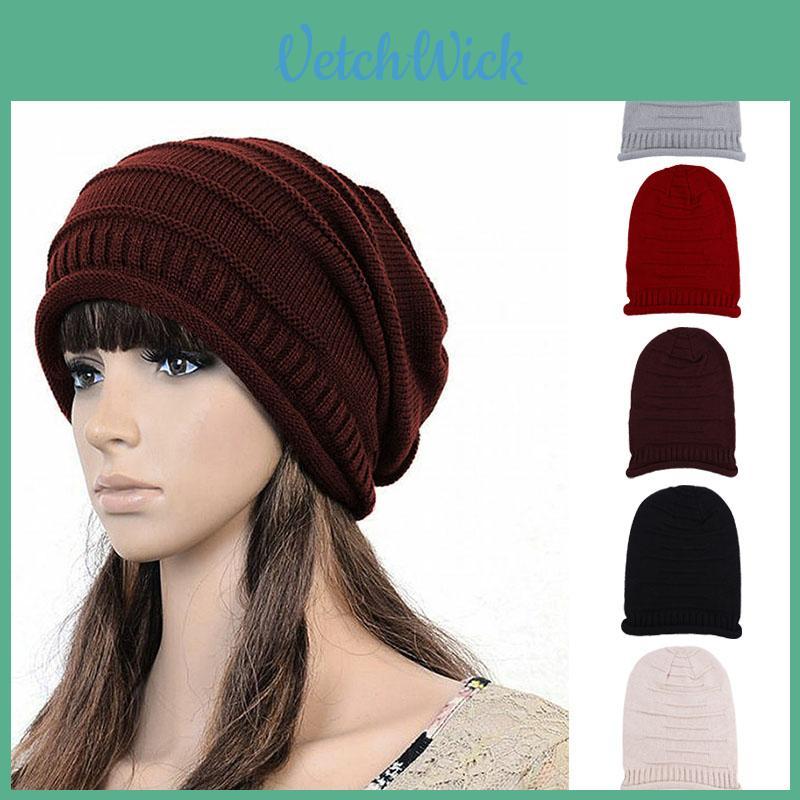 Fashionable Soft Knit Womens Slouchy Oversized Winter Beanie Hat For All Seasons