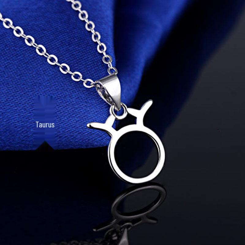 Women's Korean Fashion Constellation Pendant Necklace