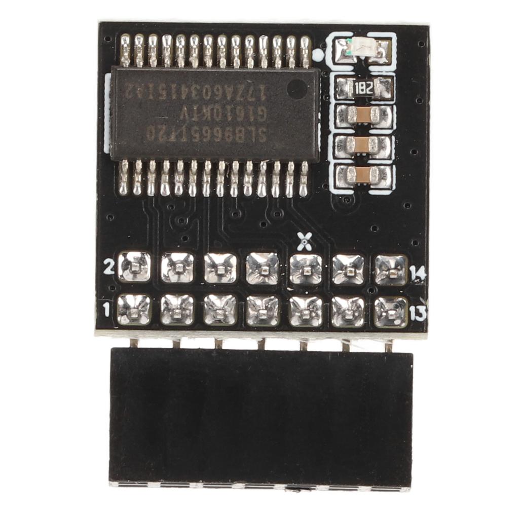 TPM 2.0 Module TPM 2.0 Chip TPM 2.0 Module TPM Chip 14 Pin 2x7P Security Module for ASUS for Win11   Module