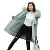Cotton Clothes Women's Winter New Cotton-padded Clothes Women's Medium and Long Large Fur Collar Velvet Inner Pie To Overcome the Coat Tide