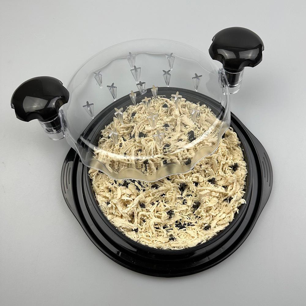 Chicken Shredder and Mincer with Transparent Lid - Meat Grinder and Slicer Machine