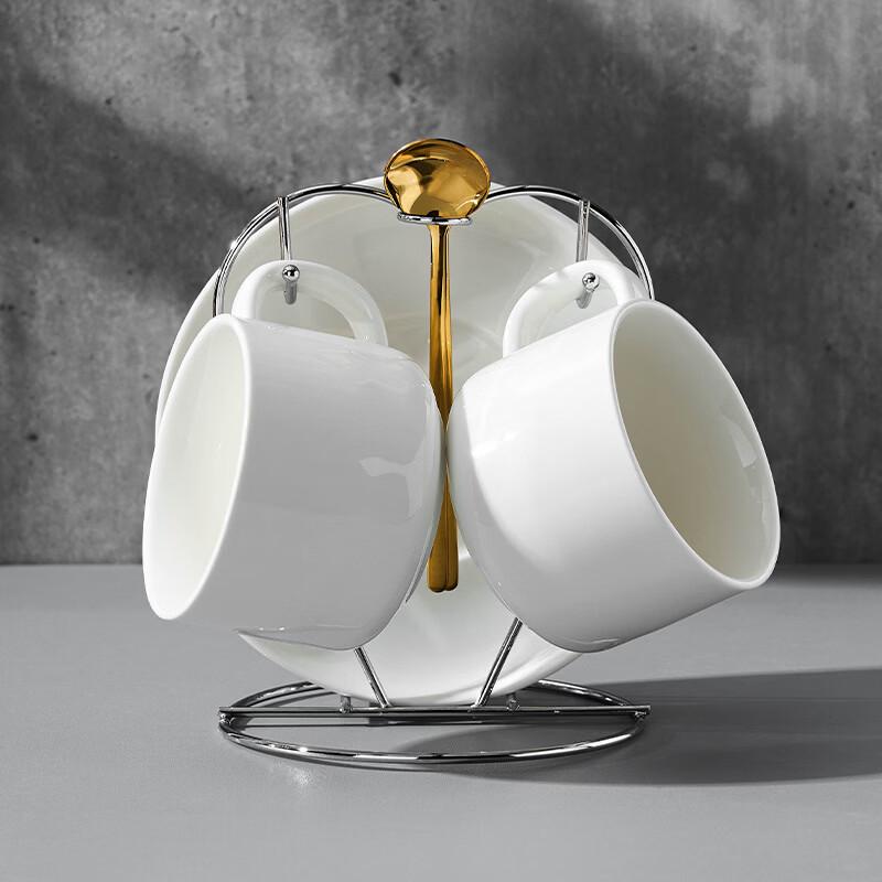 Ceramic Coffee Cup and Saucer Set