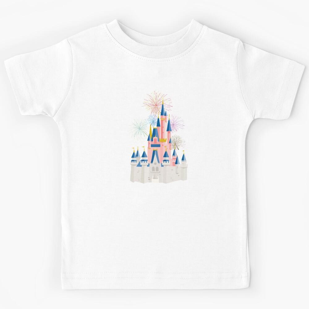 Fairytale Castle Black Kids T-Shirt 130