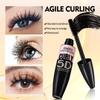 Mascara 5D Volume Riccio 24 Ore Impermeabile Lunga Tenuta Anti-Macchia Trucco Ciglia