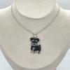 Exquisite and Cute Schnauzer Dog Pendant Necklace for Women Elegant Pet Puppy Jewelry Animal Accessories Dog Lovers Gift