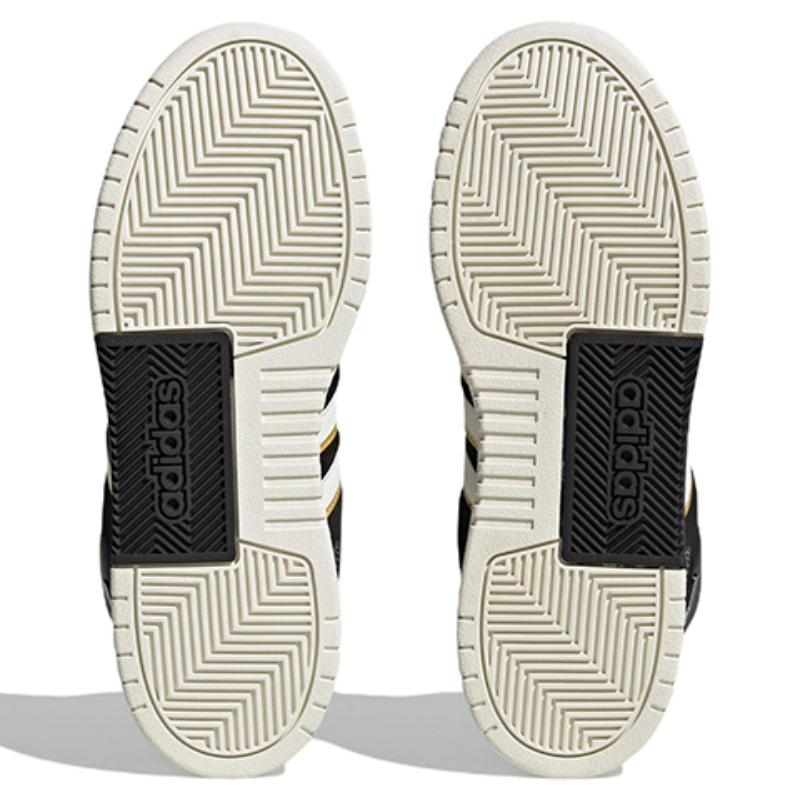 Adidas Neo 100DB Rutschfest, Abriebfest, Leichte Mid-Top Skateboard Schuhe Unisex Schwarz Gelb Weiß Sneaker IG2793