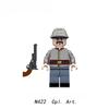 Military American Civil War Soldier Building Blocks Army Figures  Artillery Federal Infantry Cavalry Weapons Bricks Toys Kids